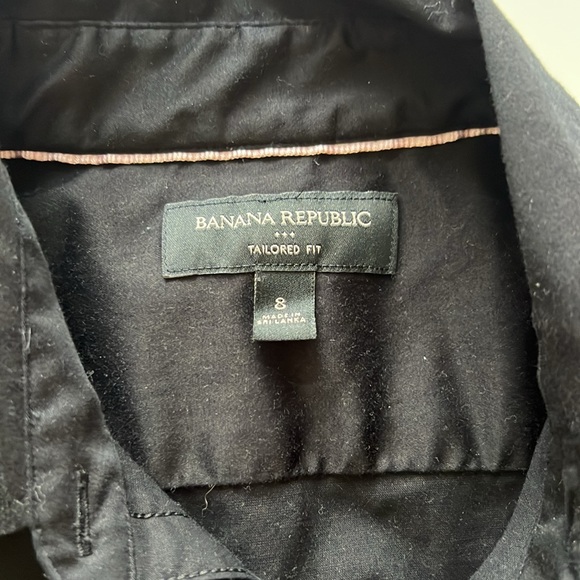 Banana Republic Tailored Black Shirt - Picture 2 of 2